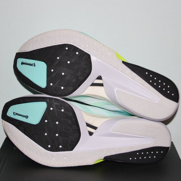 Adidas Adizero Boston 13 Running Shoes Mens 9.5 Flash Aqua White Lemon main image 6